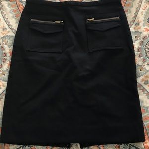 Navy JCrew Pencil Skirt.